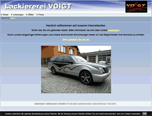 Tablet Screenshot of lackiererei-voigt.de